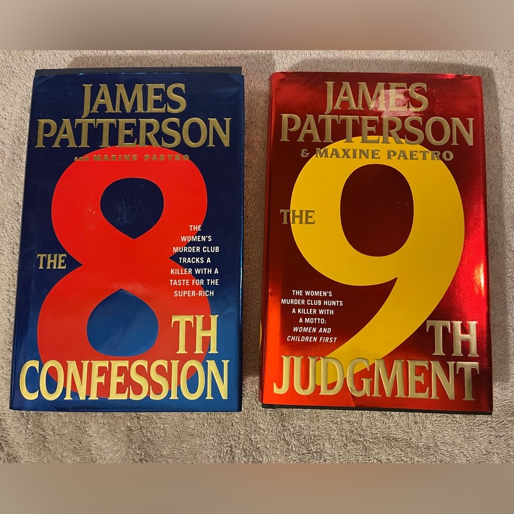 James Patterson The Women’s Murder Club Series The 8th & 9th Hardbacks